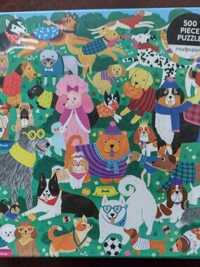 Mudpuppy 500 Piece Doggone Days Puzzle - Fun for All Ages